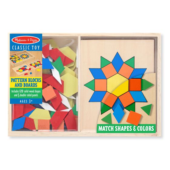 pattern blocks and boards