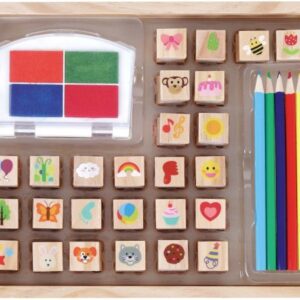 מבחר חותמות עץ מבית Pit Toys