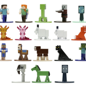 סט 18 דמויות מתכת מהעולם של מיינקראפט מבית Jada- סדרה 8