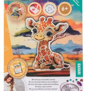 אומנות קריסטל - מעמד מעץ ג'ירפה - 11 ס"מ