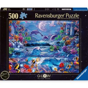 פאזל 500 חלקים זוהר בחושך- ערב קסום בים - Ravensburger