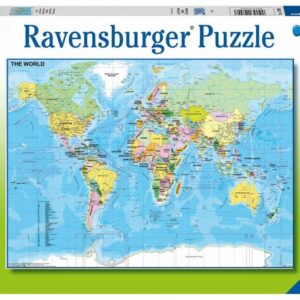 פאזל 200 חלקים - מפת העולם - Ravensburger