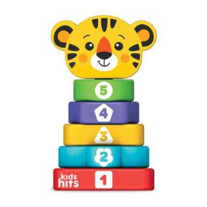 מגדל קוביות נמר מעץ מבית Kids Hits