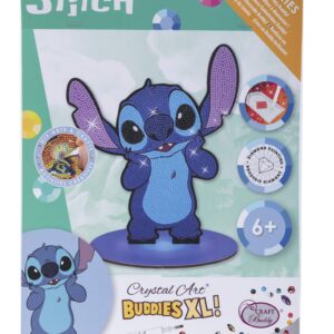 אומנות קריסטל - מעמד ענק מעץ סטיץ' - 25 ס"מ