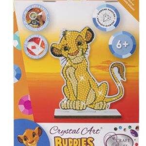 אומנות קריסטל - מעמד מעץ סימבה - 11 ס"מ