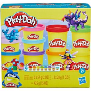 Play-Doh פליידו- ערכת 9 צבעים קשת בענן