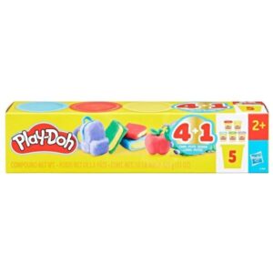 Play-Doh פליידו- ערכת 5 צבעים בית ספר